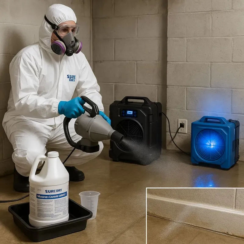 Sanitization and Odor Removal process in Bellmawr, NJ